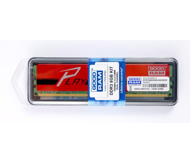 GOODRAM 8GB 1866MHz Play Red CL9 (2x4096) - 261326 - zdjęcie 2